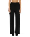 Aspesi Trousers With Multiple Pockets And Elastic Waistband In Black