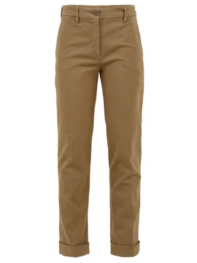 Aspesi Trousers In Brown