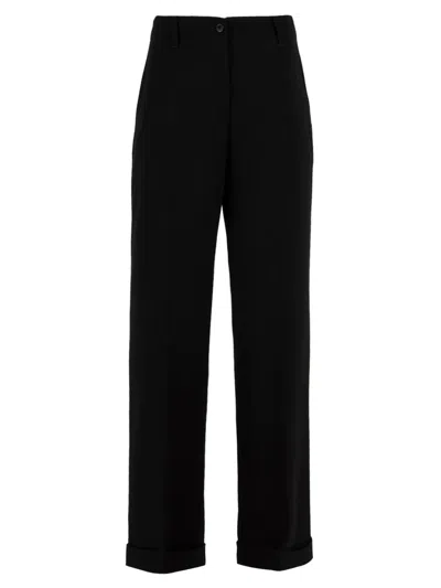 Aspesi Trousers In Black