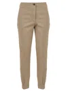 Aspesi Trousers Beige In Nude