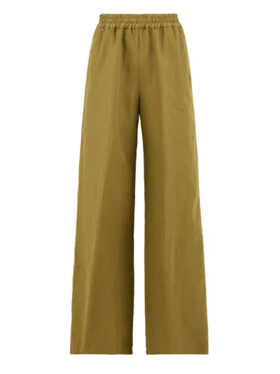 Aspesi Trousers Beige In Green