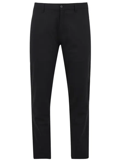 Aspesi Trousers Blue In Black
