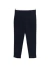 Aspesi Classic Trousers In Navy Blue Cotton In Blue