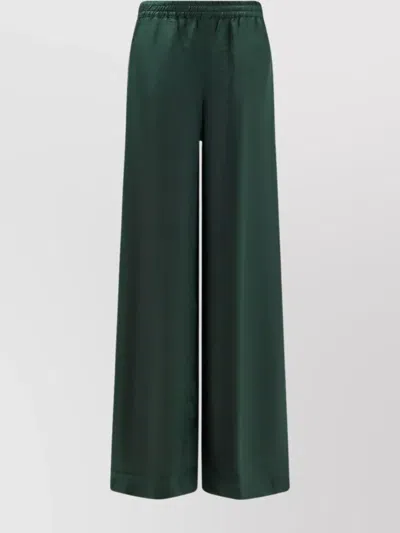 ASPESI TROUSERS ELASTIC WAISTBAND SIDE WELT POCKETS WIDE LEG