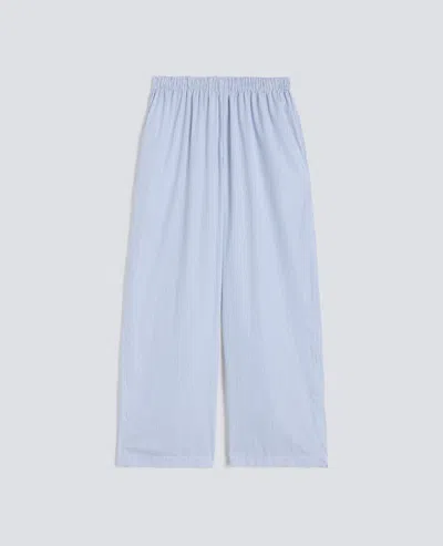 Aspesi Trousers In Cotton Poplin - Aa Capsule Collection In Blue