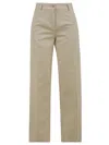 Aspesi Trousers Natural In Gray