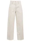 Aspesi Trousers Natural In White