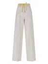 Aspesi Straight Trousers Wide-leg Design In White