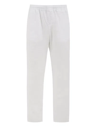 Aspesi Elastic Waist Casual Pants In White