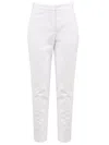 Aspesi Trousers White In White