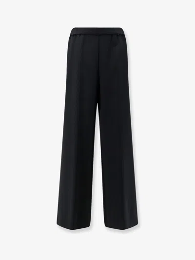 Aspesi Trousers With Elastic In Black