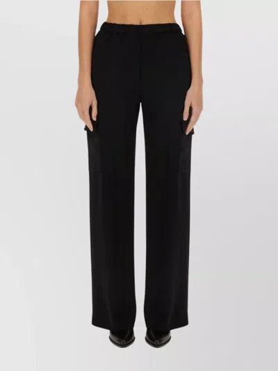 ASPESI TROUSERS WITH MULTIPLE POCKETS AND ELASTIC WAISTBAND