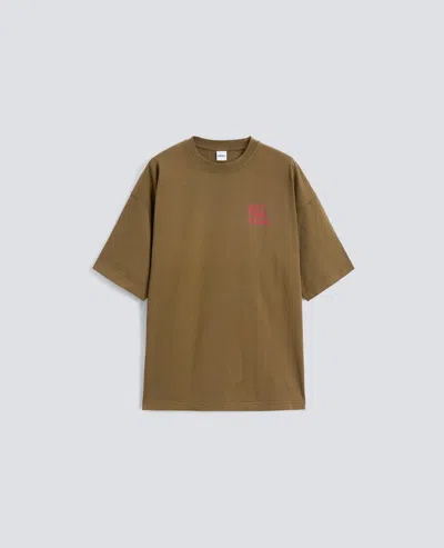 Aspesi T-shirt -not This Year- In Jersey In Brown