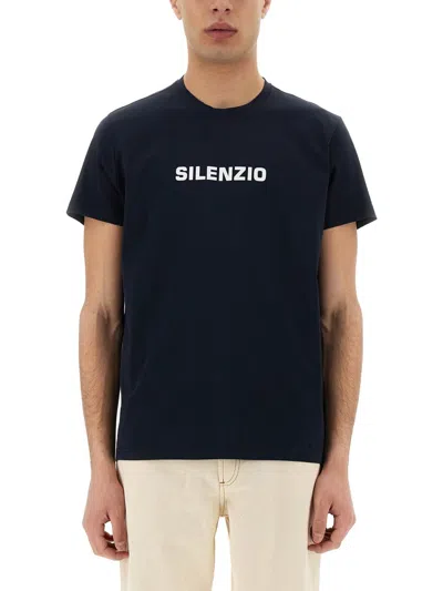Aspesi Tshirt Silenzio In Blue