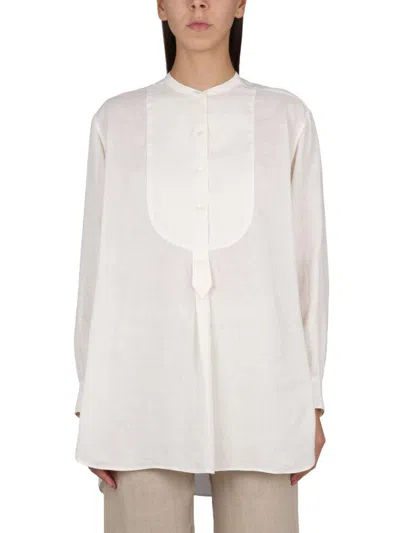 Aspesi Tunic Shirt In Beige