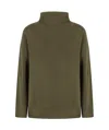 Aspesi Turtleneck Ribbed Knit Pullover In Brown