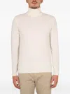 Aspesi Turtleneck Sweater In White