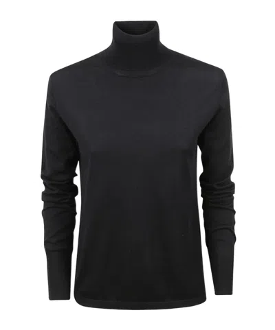 Aspesi Turtleneck Sweater In Black