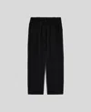 Aspesi Twill Cropped Trousers In Black