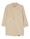Aspesi Two-pocket Trench Coat In Neutrals