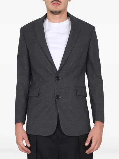 ASPESI TWO-TONE SINGLE-BREASTED BLAZER
