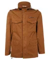 Aspesi Cotton Minifield Jacket In Brown