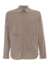 Aspesi Button-up Utility Shirt In Multicolor