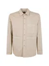 Aspesi Buttoned Pocket Shirt In Neutral