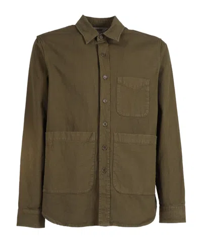 Aspesi Utility Shirt In Brown