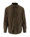 Aspesi Camicia 13 Piu In Nylon - Militare In Brown