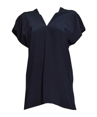 ASPESI ASPESI V-NECK SATIN BLOUSE