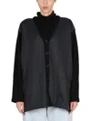 Aspesi Knitwear Cardigan With Padded Front Panel