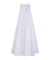 Aspesi Button-fastening Drawstring Dress In White
