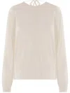 Aspesi Long Sleeve Sweater In White