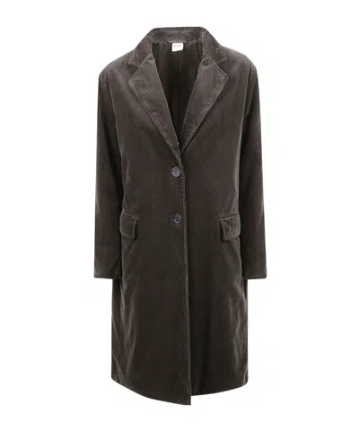 Aspesi Velvet Coat In Brown