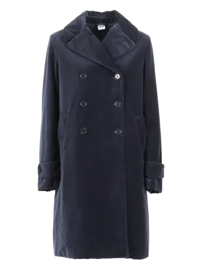ASPESI VELVET DOUBLE-BREASTED COAT