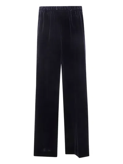 Aspesi Velvet Elastic-waist Trousers
