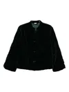 Aspesi Velvet Jacket In Green