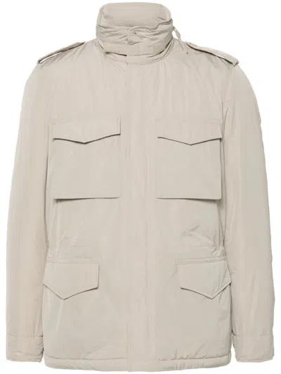 Aspesi Vento Field Jacket In Brown