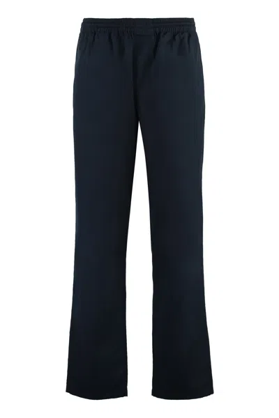 Aspesi Ventura Cotton Trousers In Black