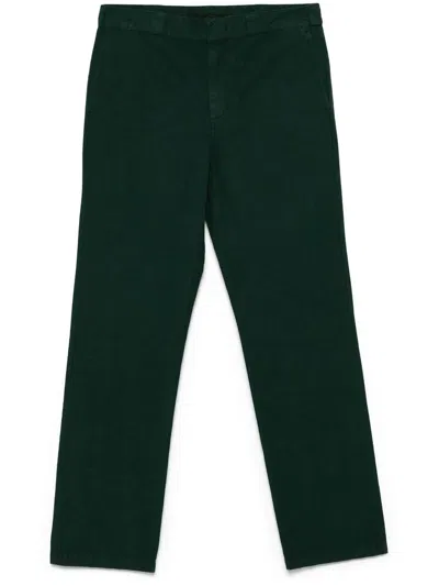 Aspesi Verde Cotton Linen Pants