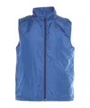 Aspesi Zip-front Sleeveless Gilet In Blue