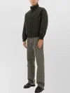Aspesi Versatile High Collar Jacket Pockets In Green