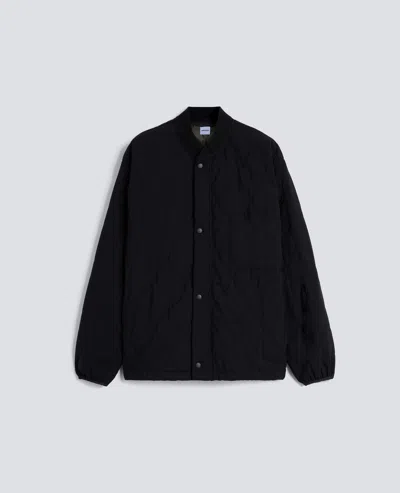 Aspesi Veste En Laine Techno Matelassee In Black