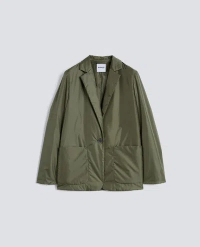 Aspesi Veste En Nylon Rembourre In Green