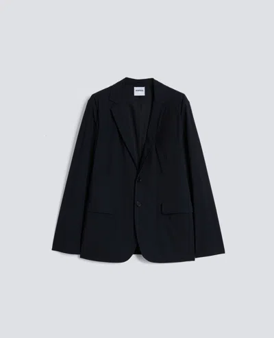 Aspesi Veston En Nylon Stretch In Black