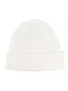 Aspesi Virgin Wool Beanie In White