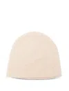 Aspesi Virgin Wool Blend Beanie Hat In Pink