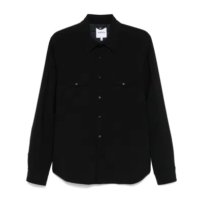 Aspesi Virgin Wool Blend Shirt Jacket In Multi