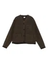 Aspesi Virgin-wool Jacket In Brown